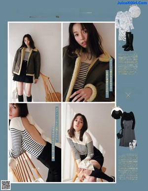 A woman in a blue dress and a man in a black jacket.